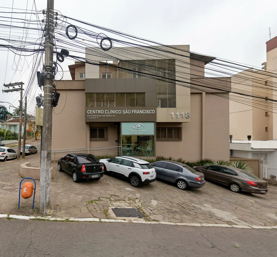 Fachada do Centro Clínico São Francisco — Rua Prof. Cristiano Fischer, 1118, Porto Alegre